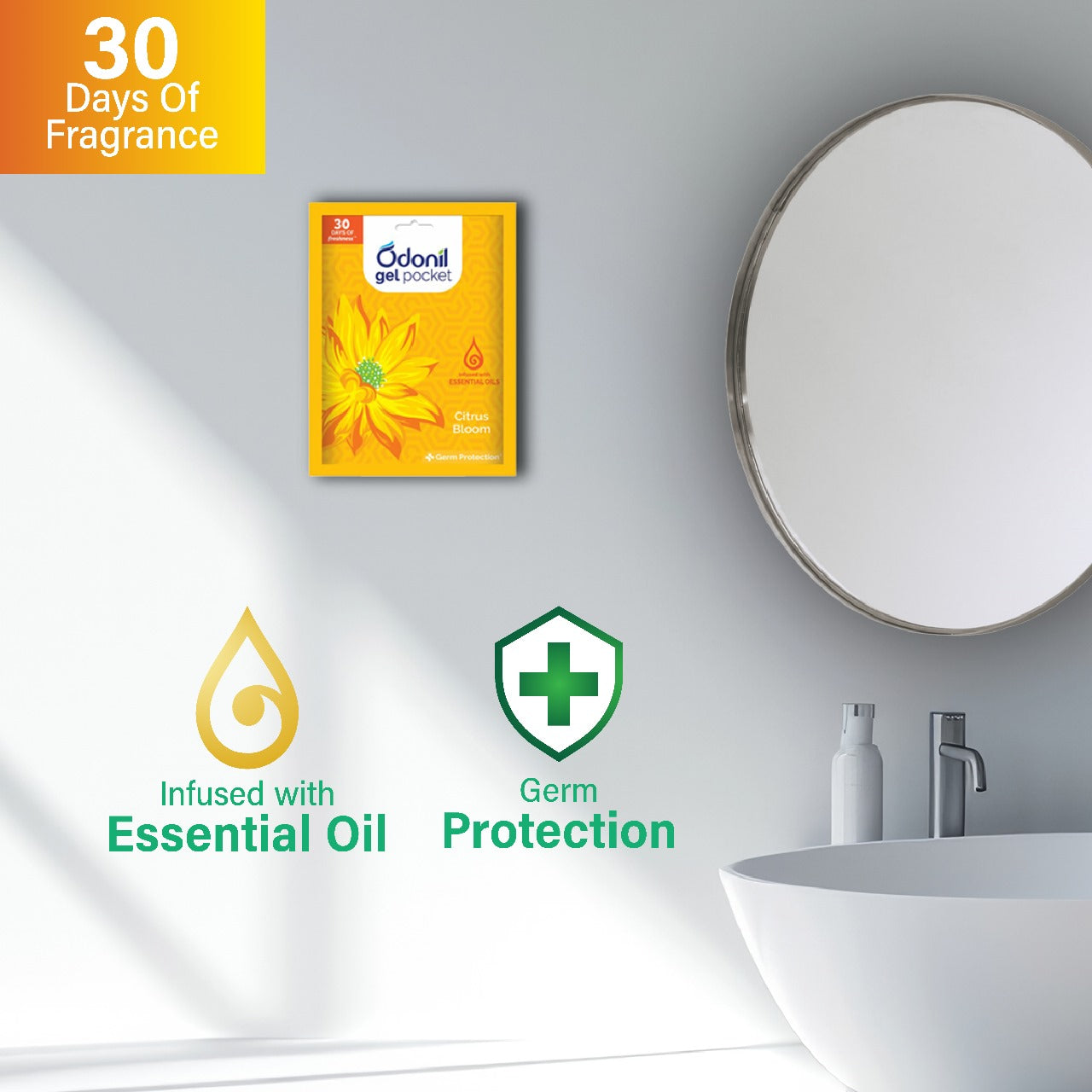 Odonil Gel Citrus Bloom